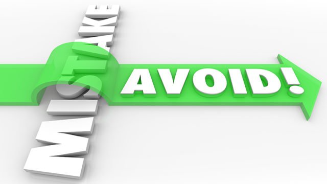 mistakes to avoid in JEE